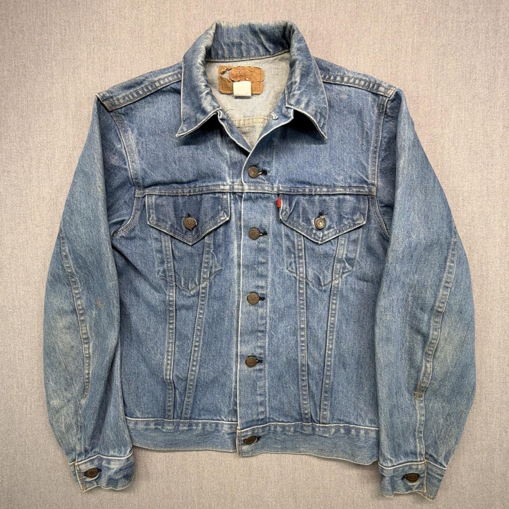 Vintage Levi's Denim Jean Jacket Type III 70505 0213 Made in USA Size 36
